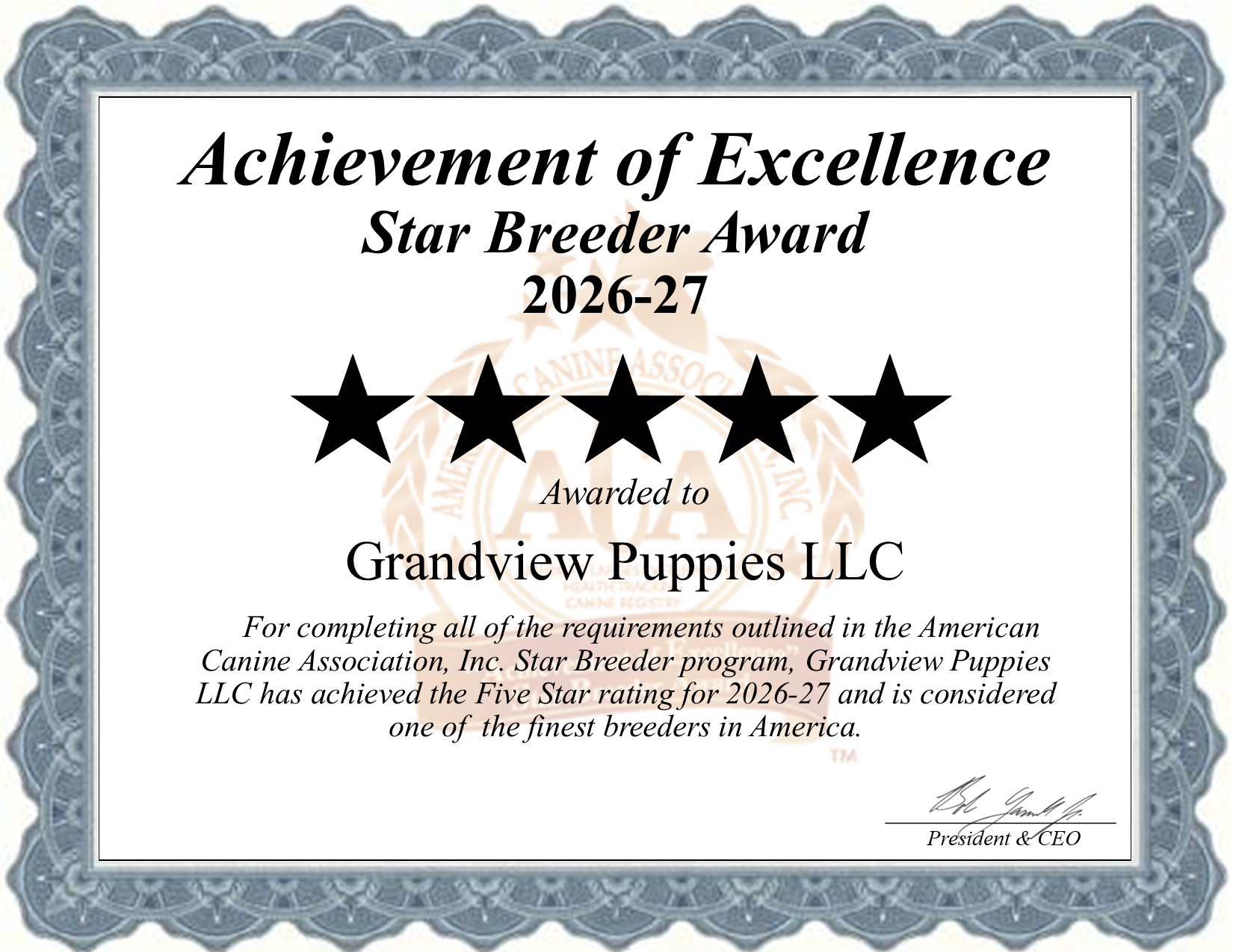 Grandview Puppies, LLC, dog, breeder, star, certificate, Grandview Puppies-LLC, Porter, MN, minnesota, puppy, dog, kennels, mill, puppymill, usda, 5-star, aca, ica, registered, Yorkshire Terrier, none
